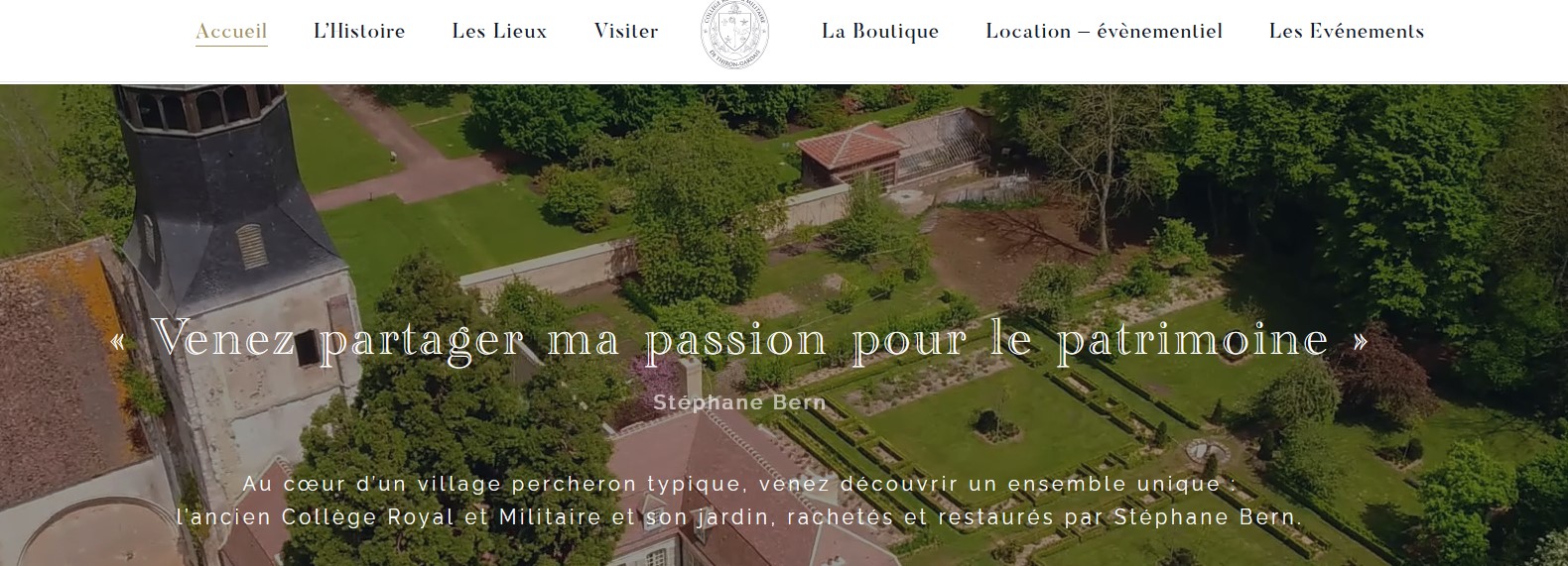 Visite de l’ancien Collège Royal et Militaire de Thiron-Gardais