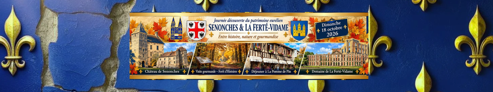🏰 SENONCHES & LA FERTÉ-VIDAME : UNE JOURNÉE ENTRE HISTOIRE, NATURE ET GOURMANDISE !
